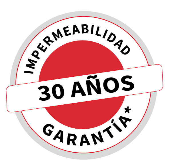 Logo garantía impermeabilidad Onduline 30 años