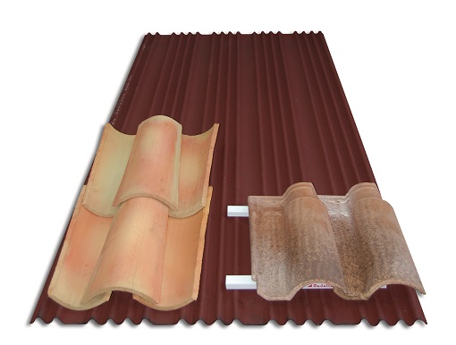 SIATE Cubierta Onduline: Placas asfalticas onduladas Impermeabilizacion Tejado