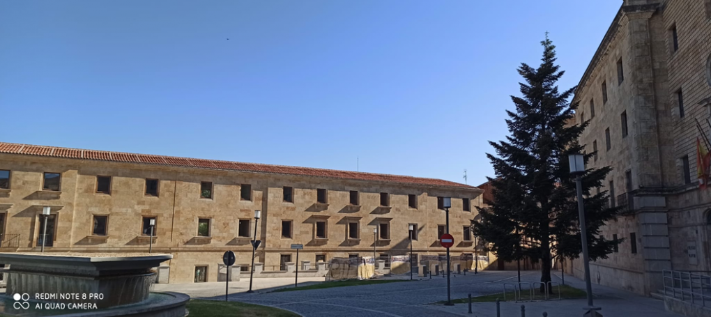 Acabado final cubierta Colegio Mayor Universidad Salamanca