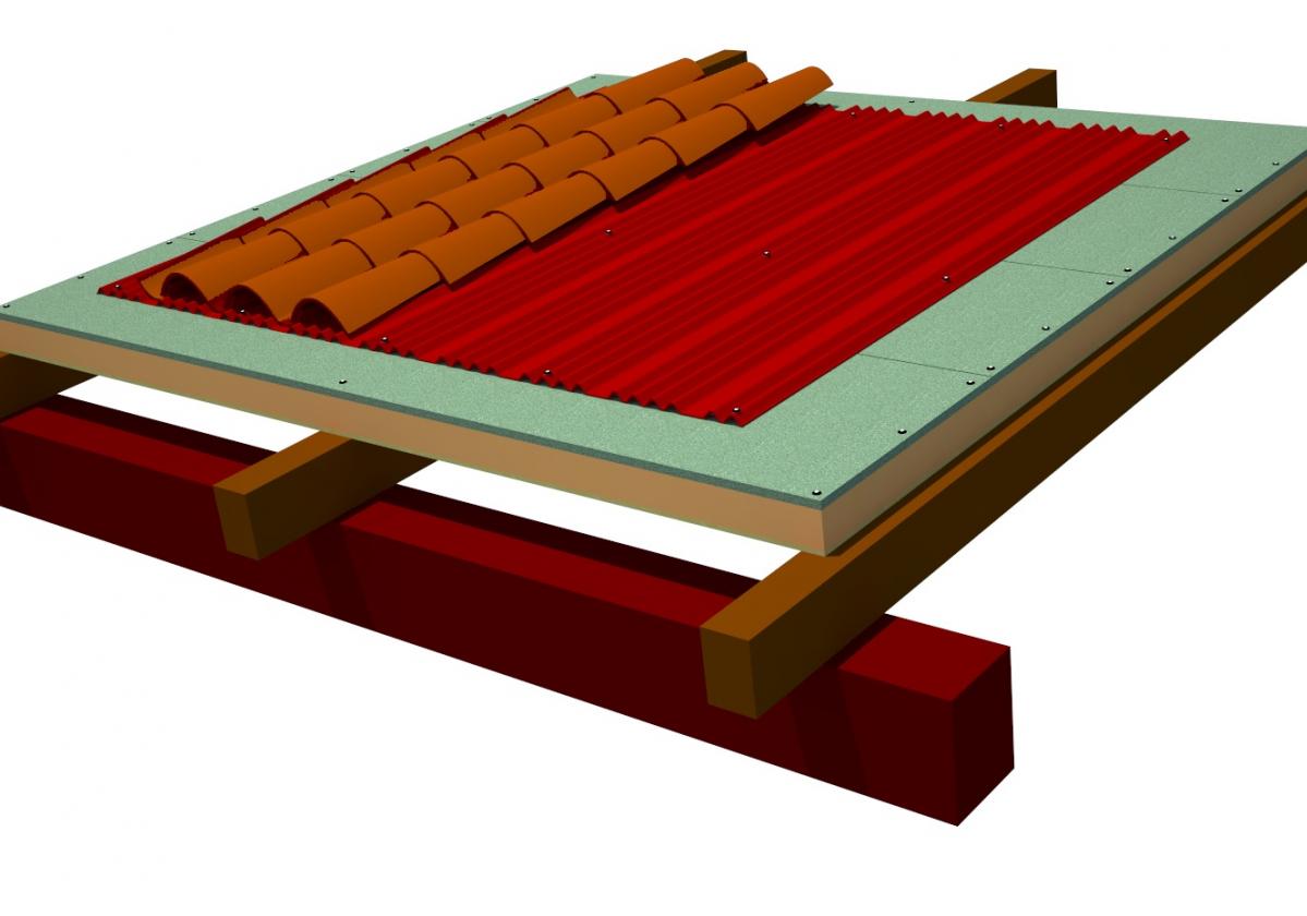 Solución Integral Tejado Onduline - Estructura de madera y teja curva