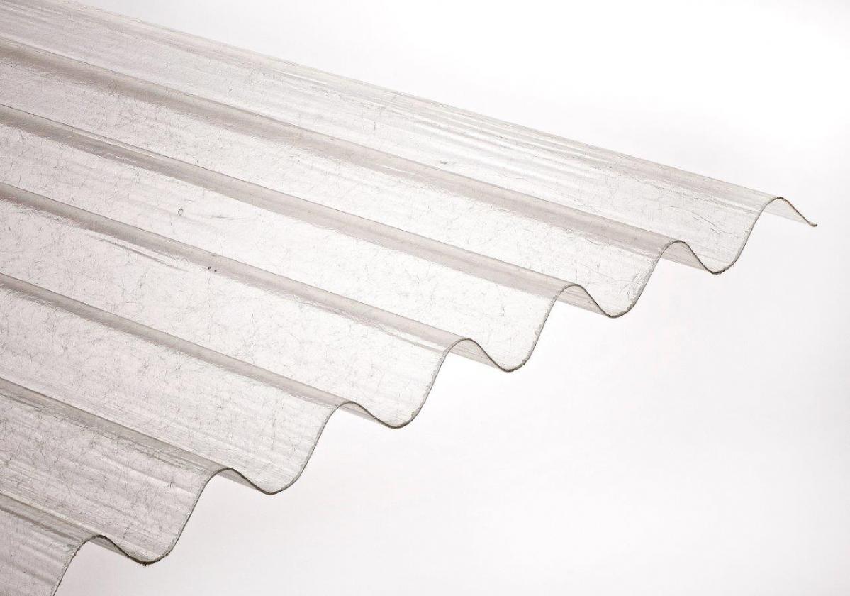 Placa poliéster cubierta placa asfáltica ondulada impermeable ONDUCOBER - detalle perfil placa PLR ONDUCOBER