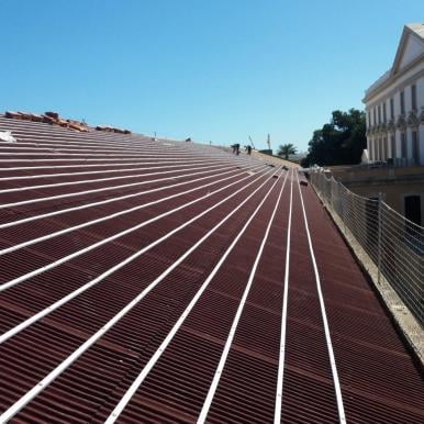 Rehabilitacion tejado antigua aduana valencia