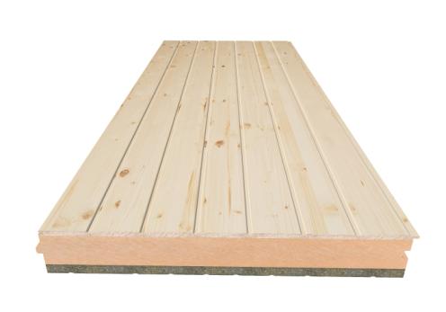 panel sandwich de madera para cubiertas ONDUTHERM