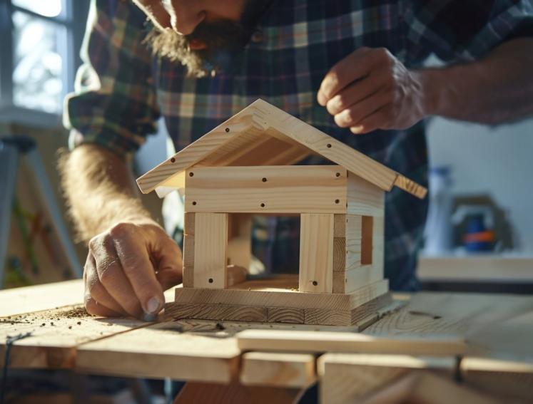 construcción cubiertas ligeras de madera para anexos de jardín